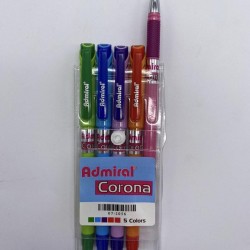 قلم حبر باستيل طقم 1/5 ADMIRAL CORONA