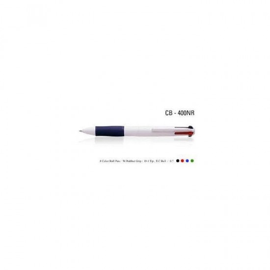 قلم حبر جاف كباس 4 لون Crown CB-400NR