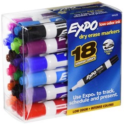 قلم لوح طقم 18 لون Expo 90