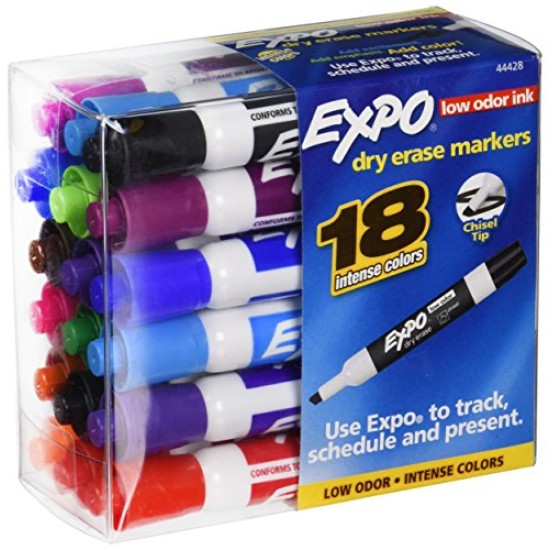 قلم لوح طقم 18 لون Expo 90