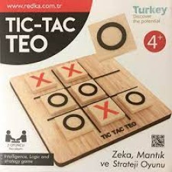 لعبة اكس او والدومين خشب TIC-TAC TEO