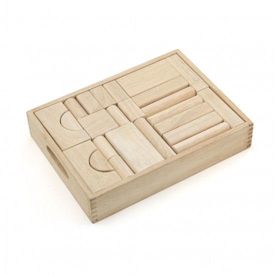 لعبة مكعبات خشب اشكال هندسية 52 قطعة VIGA