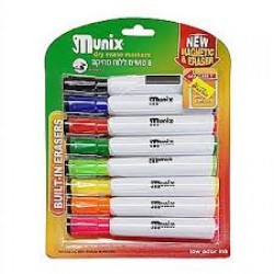 قلم لوح 8 لون مغناطيس مع محاي MUNIX