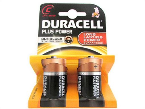 بطارية طقم 2 قطع Duracell C