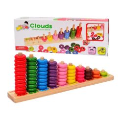 Candice-guo-wooden-toy-wood-Montessori-game-educational-kid-learning-clouds-computation-bead-abacus-calculation-digital