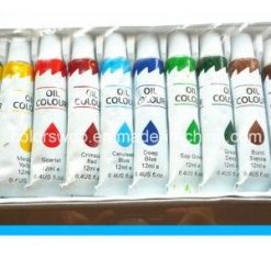 12-12ml-Colors-Non-Toxic-Oil-Color-Paint-in-Aluminium-Tube-for-Drawing